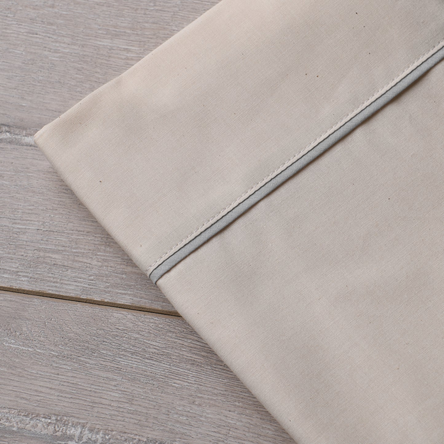 The Irwin Sheet Set: Natural/Grey