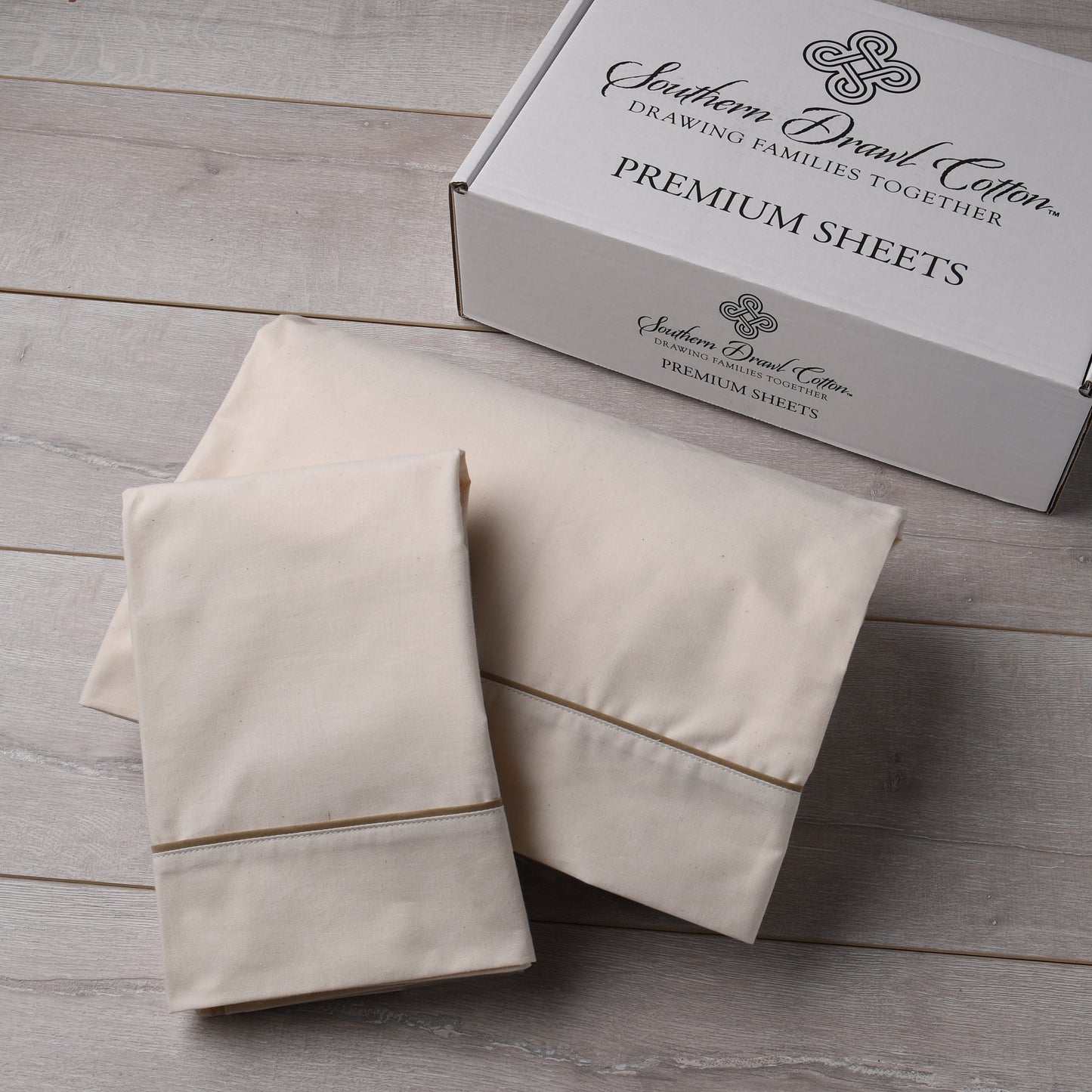 The Irwin Sheet Set: Natural/Grey