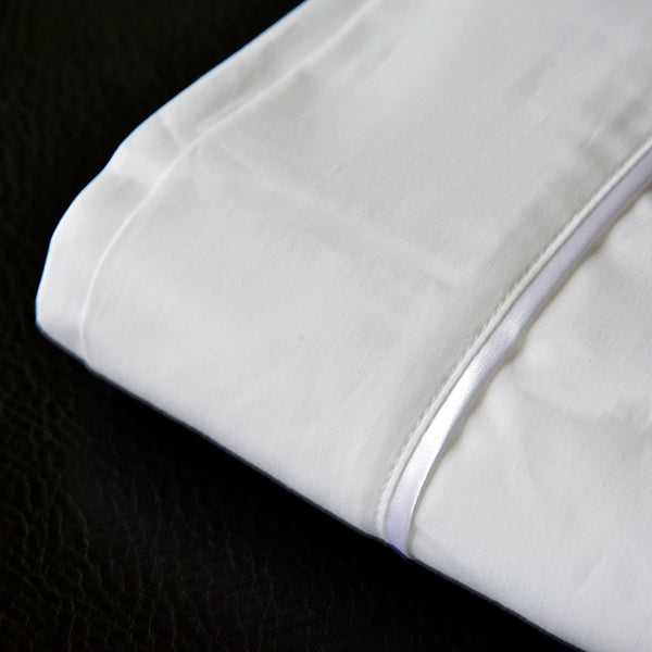 The Berrien Sheet Set: White Satin